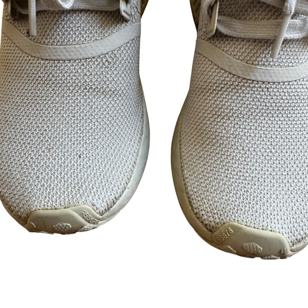 Adidas Women's Originals NMD R1 Sneakers Running Mesh Breathable Beige Size 8.5 - Picture 2 of 10